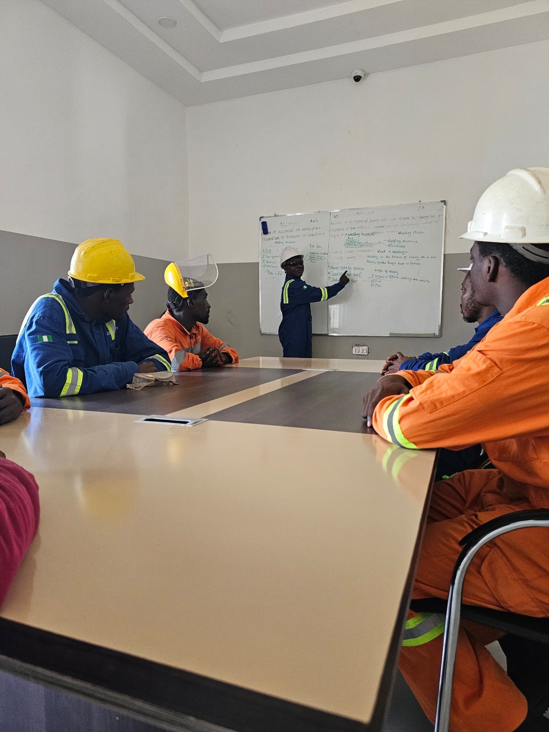 Students in technical classroom