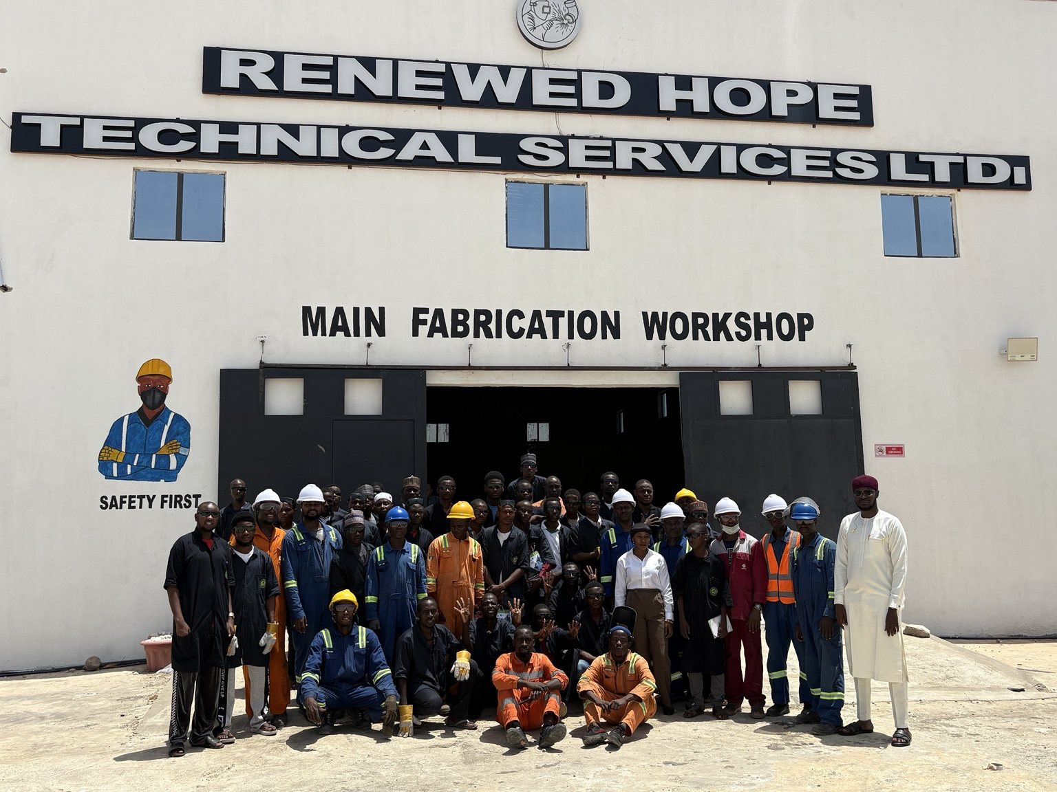 Renewed Hope Technical Services main fabrication workshop